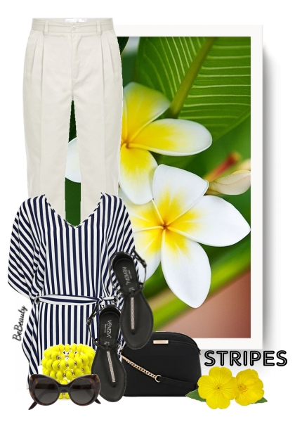 nr 7443 - Stripes ♥- Fashion set