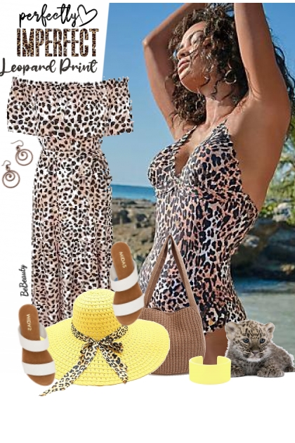 nr 7454 - Leopard print- Fashion set