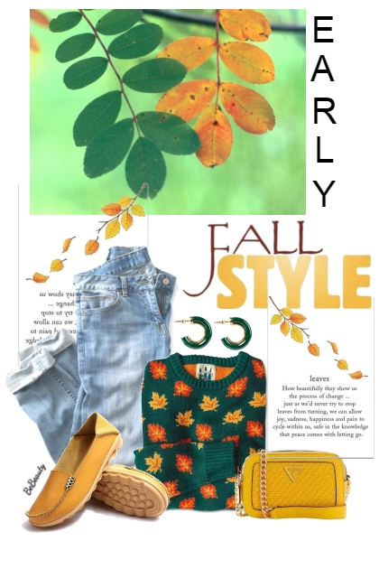 nr 7558 - Early fall style- Fashion set