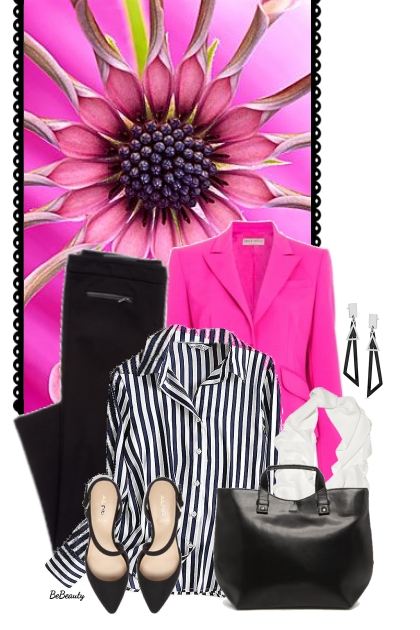 nr 7636 - A pop of pink- Combinazione di moda