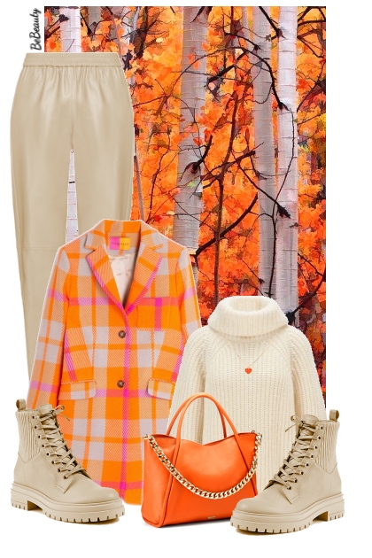 nr 7828 - October orange - Fashion set