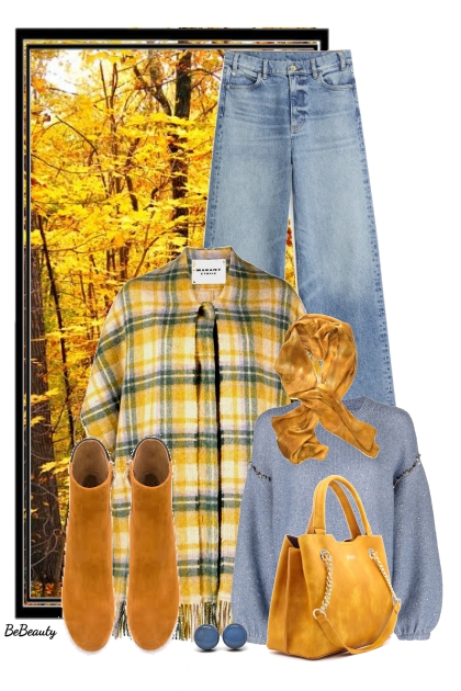 nr 7926 - Golden Autumn- combinação de moda