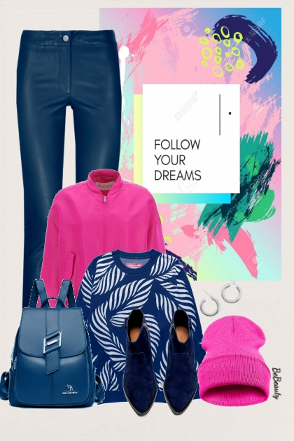 nr 7957 - Follow your dream- combinação de moda