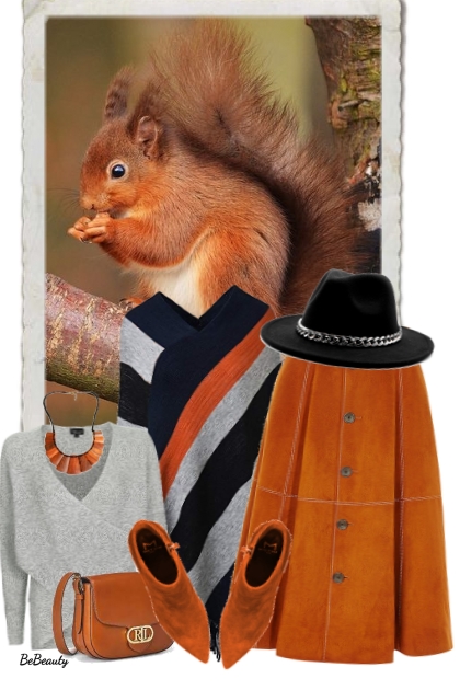nr 8024 - Squirrel- Combinazione di moda