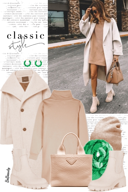 nr 8118 - Classic style- Modna kombinacija