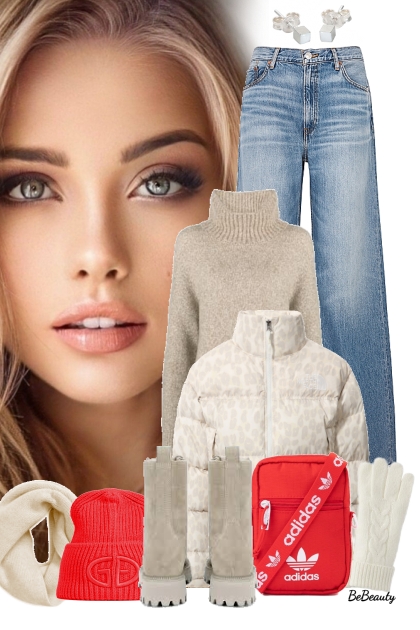 nr 8217 - Cold weather outfit- combinação de moda