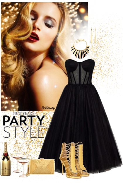 nr 8413 - New Year's party style- Fashion set