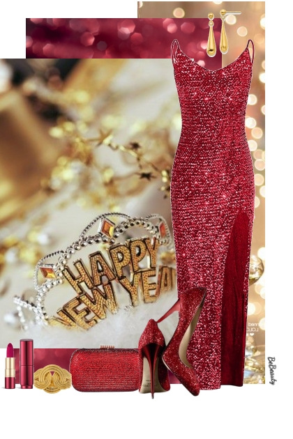 nr 8434 - New Year's Eve party style- Combinazione di moda