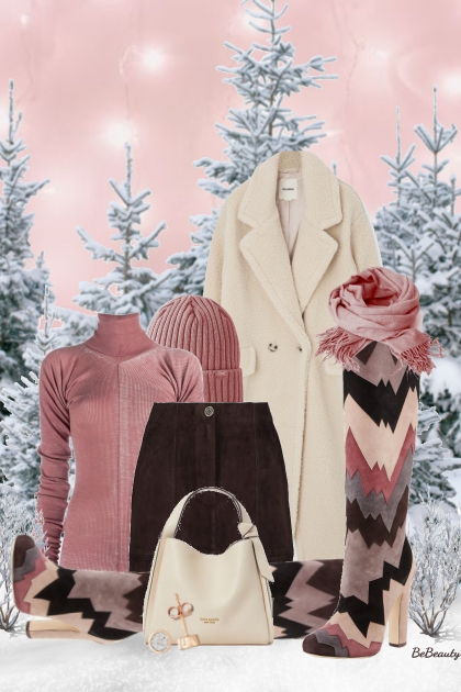 nr 8478 - Winter chic- Combinazione di moda