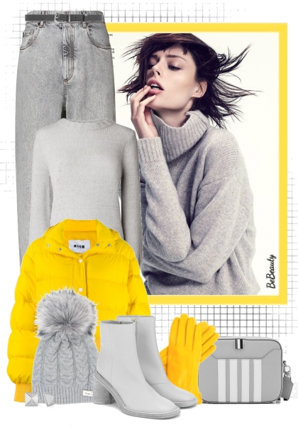nr 8491 - Yellow pops- Combinaciónde moda