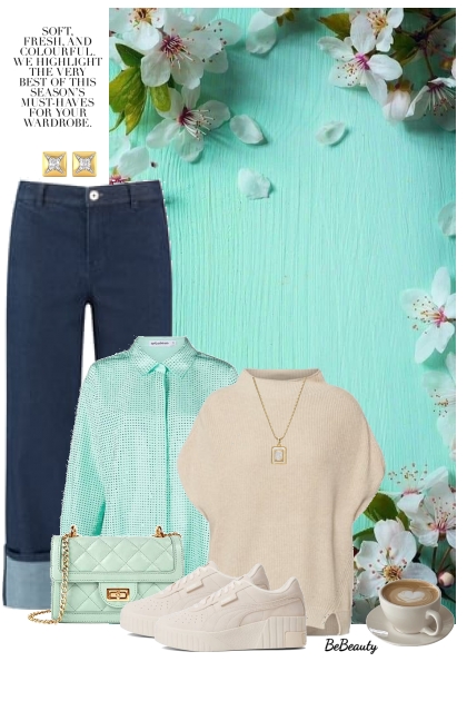 nr 8664 - Pastels for every day- Fashion set