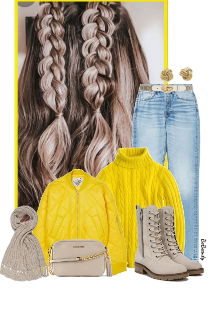 nr 8755 - Life is better in yellow- Fashion set