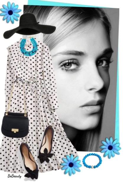 nr 8944 - Polka dots- Combinazione di moda