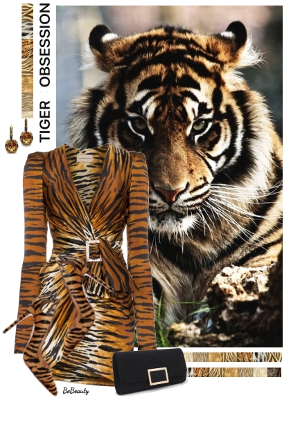 nr 8951 - Tiger obsession- combinação de moda