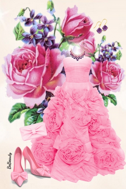 nr 9024 - Like a rose- Fashion set