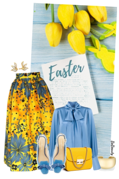nr 9079 - Easter chic- Combinaciónde moda