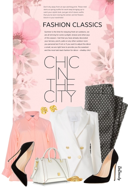 nr 9205 - Chic in the city- Fashion set