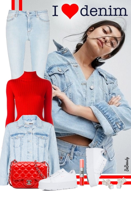 nr 9208 - Denim- Fashion set