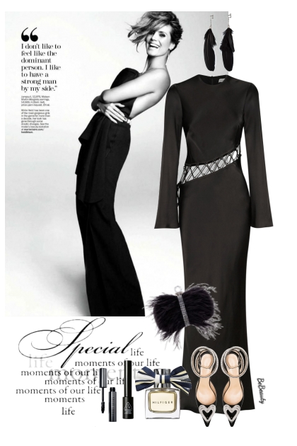 nr 9221 - Lady in black- Fashion set