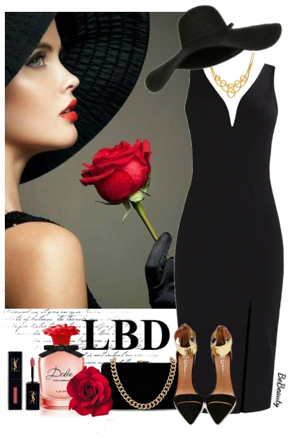 nr 9335 - Little black dress- combinação de moda
