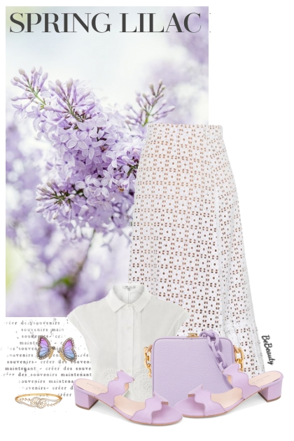 nr 9384 - Spring lilac- Модное сочетание
