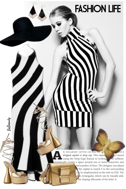 nr 9448 - Summer stripes- Combinaciónde moda