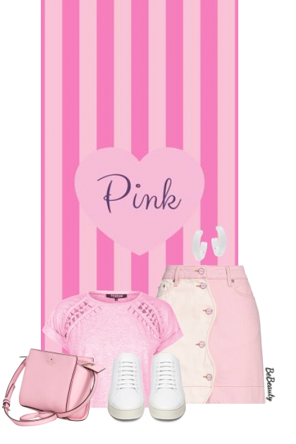 nr 9507 - Pink ♥- Modna kombinacija