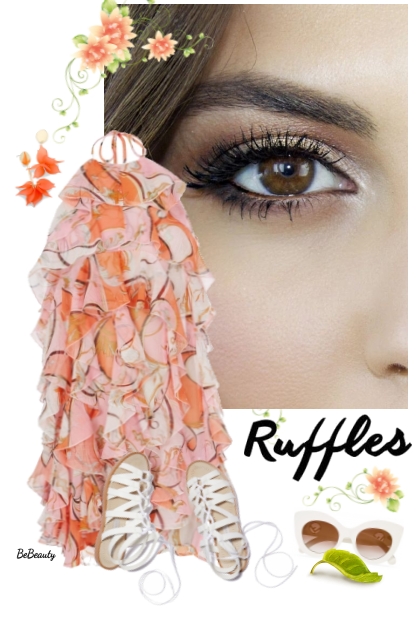 nr 9577 - Ruffles- Modna kombinacija