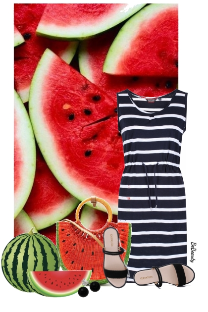 nr 9699 - Watermelon- Modna kombinacija