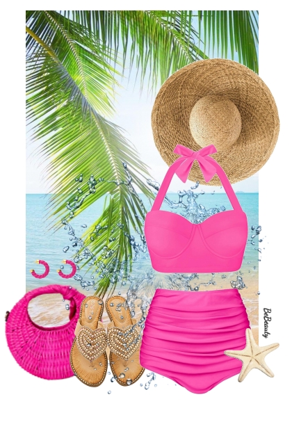 nr 9729 - Beach time- Combinazione di moda