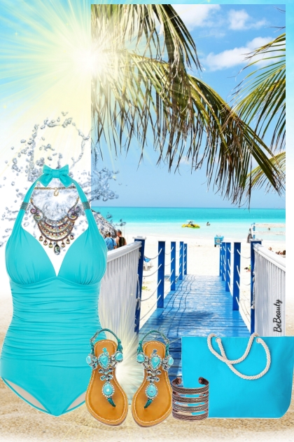 nr 9813 - She loves turquoise- Fashion set