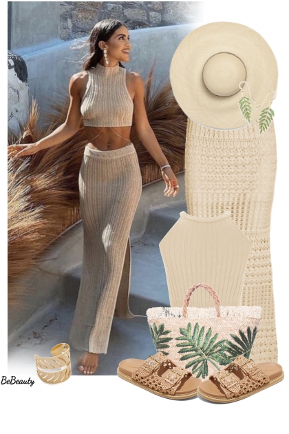 nr 9817 - Summer neutrals- Modna kombinacija