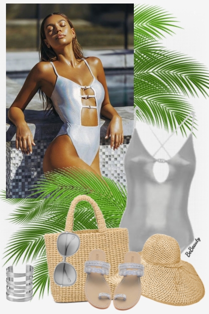 nr 9821 - Beach girl- Modna kombinacija