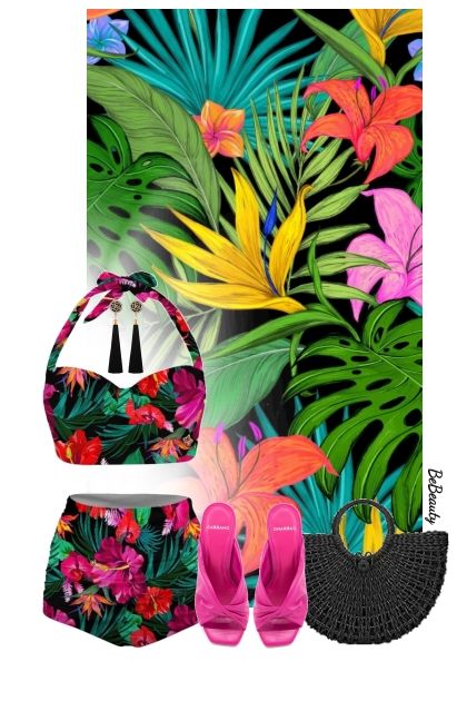 nr 9835 - Tropical- Combinazione di moda