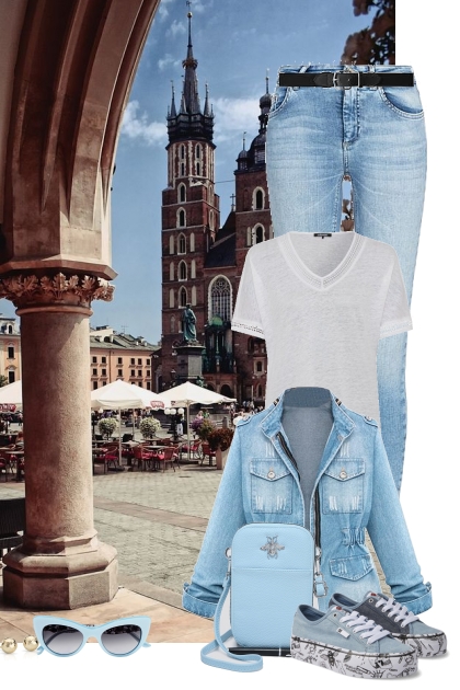 nr 9880 - Denim- Combinazione di moda