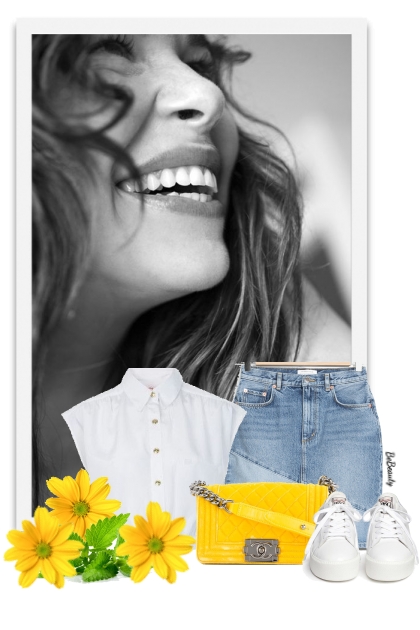 nr 9904 - Happy girl- Combinazione di moda