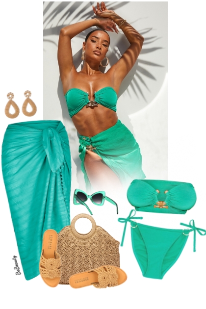 nr 9994 - Turquoise- Combinazione di moda