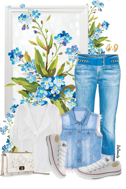 nr 10008 - Denim- Fashion set