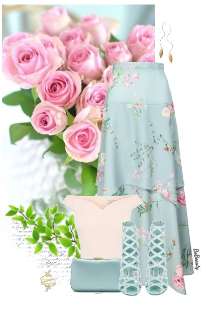 nr 10013 - Floral beauty- Fashion set