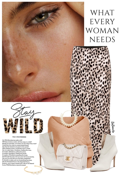 nr 10062 - Stay wild- Combinazione di moda