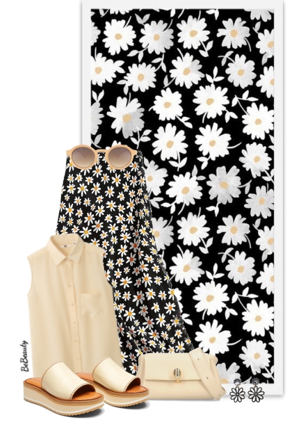 nr 10080 - Daisies- Modna kombinacija