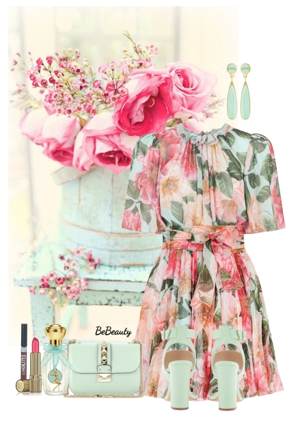 nr 10089 - Floral dress