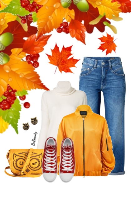 nr 10187 - Autumn street style- Combinazione di moda