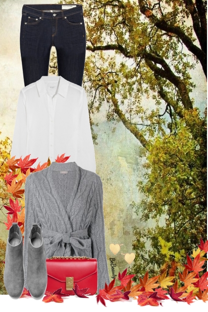 nr 10229 - Cozy into Fall- Modna kombinacija