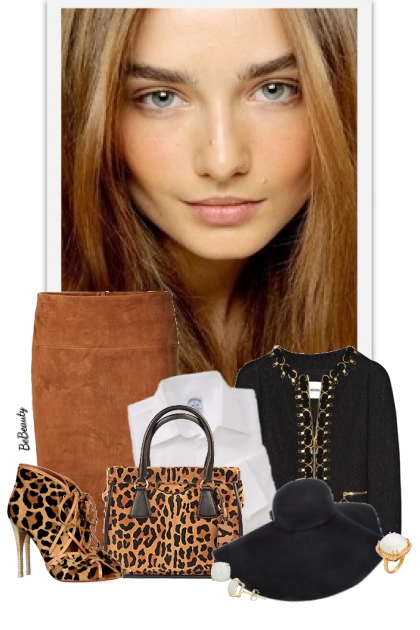 nr 10237 - Leopard prints- Modna kombinacija