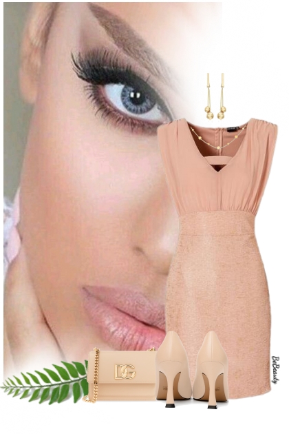 nr 10251 - Blush monochrome- Combinazione di moda