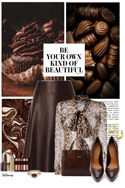 nr 10259 - Chocolate brown- Modekombination