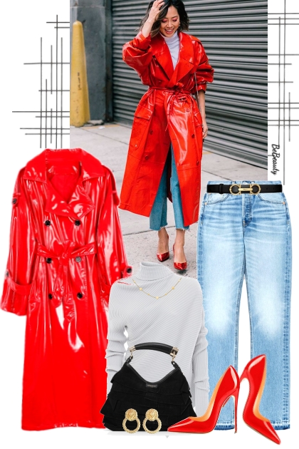 nr 10323 - Red coat- Kreacja