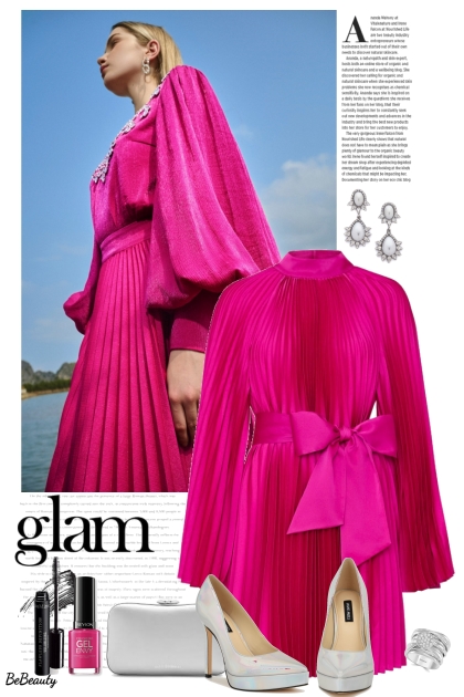 nr 10332 - Pleated dress- Modekombination