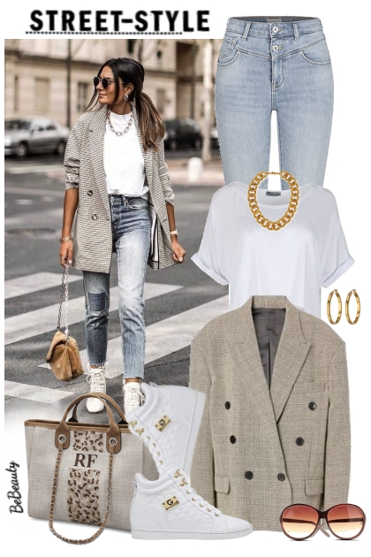 nr 10342 - Street style- Combinazione di moda